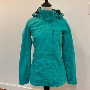 ZeroXposure Teal Women's Med Weight Raincoat, Women's S